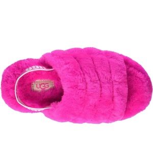 Ugg fluffy slippers.